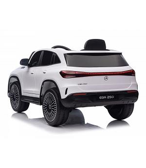 Mercedes EQA, 12v, asiento cuero, ruedas goma, 4 MOTORES, blanco INDA425-AC-XMX625WT  RA